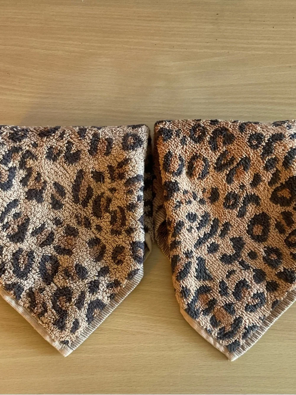 City Chic Leopard Print Cotton Face Towels